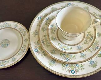 Minton "Henley" Five Piece Place Setting for Eight and Includes 5 Serving Pieces.