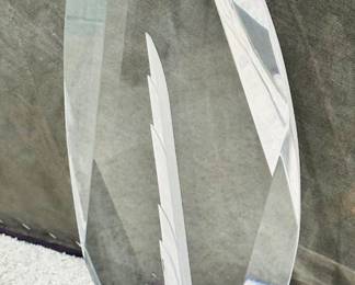 Gorgeous Shlomi Haziza (Israel, B. 1969) Signed Acrylic Sculpture, 26". 