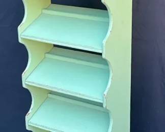Green Angled Shelf 