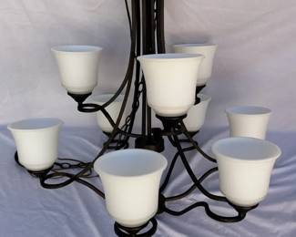 Brown Finished Chandelier 