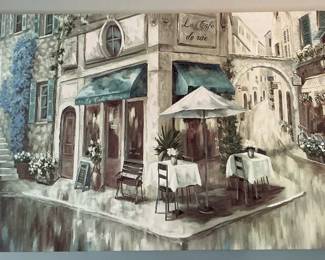 La Cafe De Rue Canvas