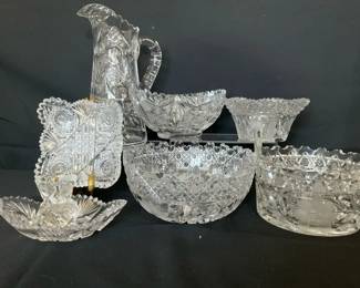 Rough Edged Crystal Glass