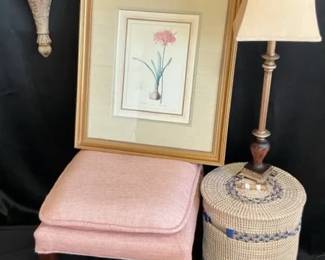Amaryllis Print And Curated Decor