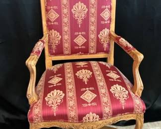 French Style Open Arm Chair