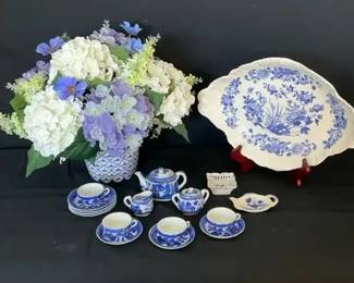 White And Blue Porcelain 