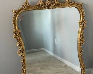 Floral Gilt Mirror 
