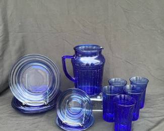 Cobalt Blue Glassware 