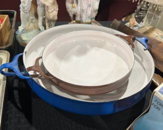 MCM enamel on copper pans