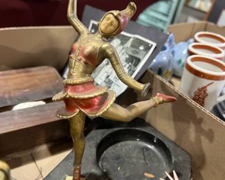 Art Deco Bronze ashtray