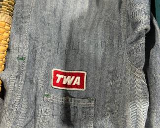 TWA denim coveralls