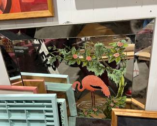 MCM Flamingo Mirror