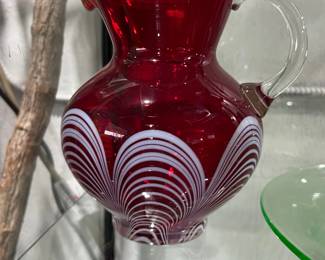 Glass pitcher