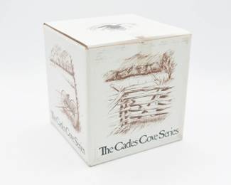 American Heritage Gallery, The Cades Cove Series 'The Blacksmith Shop' Limited Edition Figurine, Signed S. K. Kiser
