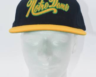 Vintage Nutmeg Notre Dame Fighting Irish Script Snapback Cap

