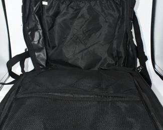 A Black 45L Military Tactical Backpack with U.S. Flag Patch
