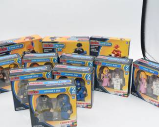 A Collection of MAKE-IT BLOCKS™ Plastic Construction Block Sets and Figurines
