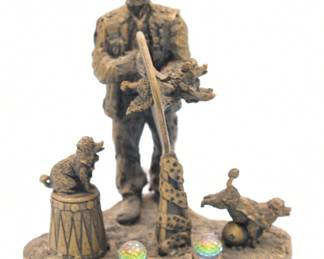 Emmett Kelly Jr FLAMBRO Exclusive Limited Edition Figurine, 'Emmett's Pooches'
