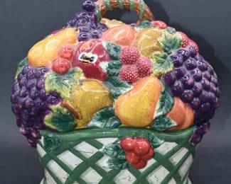 Raymond Waites Cornucopia Fruit Cookie Jar by Certified International

