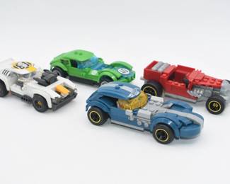 A Group of Mega Construx Hot Wheels Building Sets
