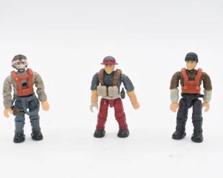 Three Mega Construx Call of Duty WWII Armored Division Action Figures
