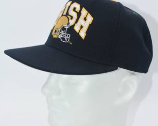 New Era Notre Dame Fighting Irish Snapback Cap, New or Excellent Condition
