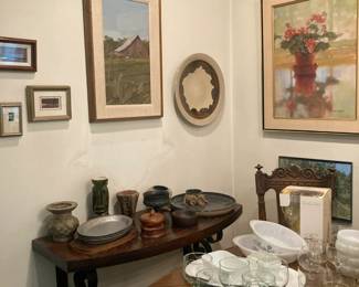 Stoneware, glassware