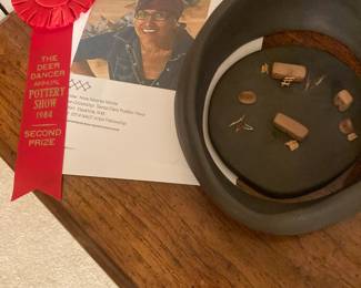 Minature village made of clay by Nora Naranjo Morse