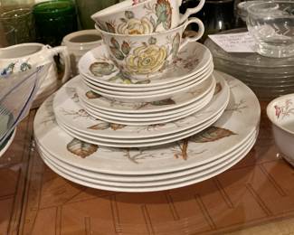 John Maddock & Sons "Old Rose" dishes