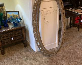 Vintage large oval frame