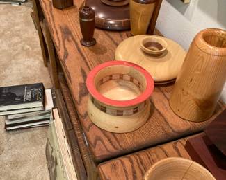 Hand made wood bowls by Del Fischer