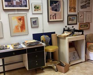 More art , desk, desk chair, matt cutter