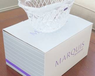 Marquis by Waterford basketweave bowl