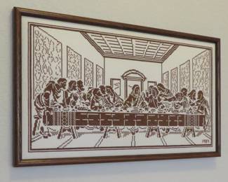 Cross stitch Last Supper