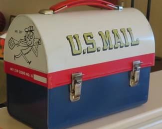 U.S. Mail lunchbox with thermos