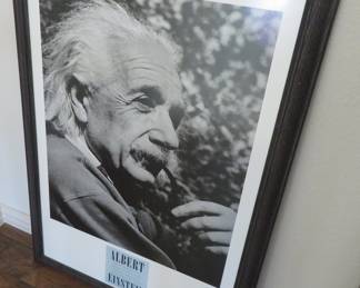 Albert Einstein framed poster