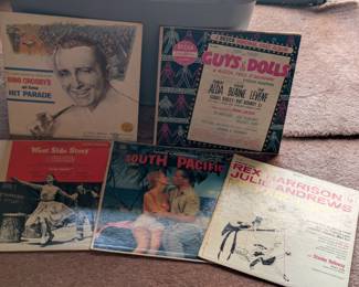 Bing Crosby All Time Hits Guys and Dolls Original Cast Album 1957 Original cast recording of West Side Story