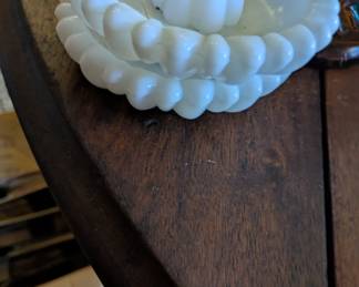 Vintage Mile Glass Candle Holders