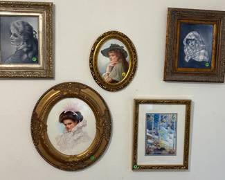 Mary Lou loved painting portraits!!! 