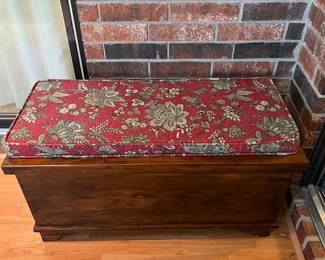 Cedar Chest with Cushion