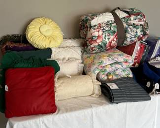 Pillows, Comforters