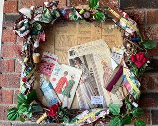 Sewing Wreath