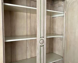 Painted Armoire with shelves