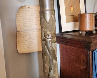 WW1 trench lamp with nude