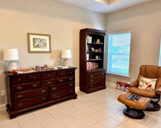 Vintage dresser, bookcase  