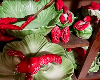 1950’s Brad Keeler lobster ware set