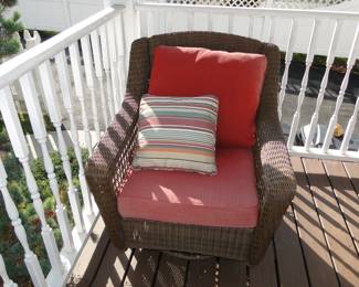 Wicker outdoor items