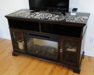 Fireplace Entertainment Stand