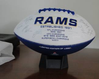 LA Rams Facsimile Football
