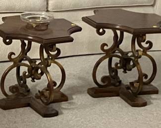 Pair of mid century side tables