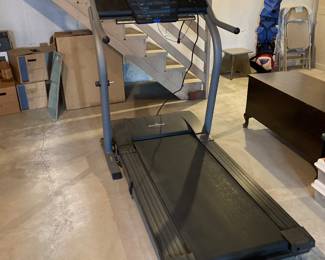 Nordic track treadmill. Must move yourself. Owners will not be able to help. 